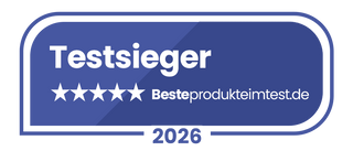 Testsieger 2026 bij Besteprodukteimtest.de: beste kledingstomer